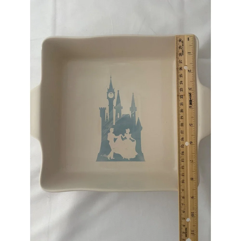 Rae Dunn Disney Princess Cinderella Square Baking Dish A Dream Come True